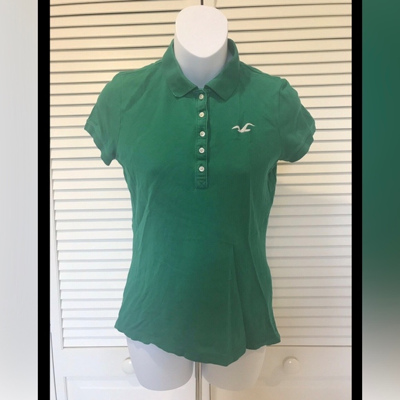 women's kelly green polo shirts